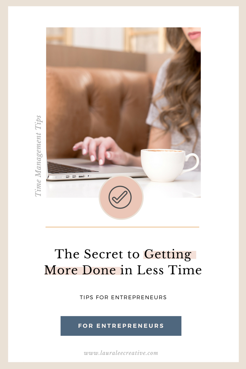 The Secret to Getting More done