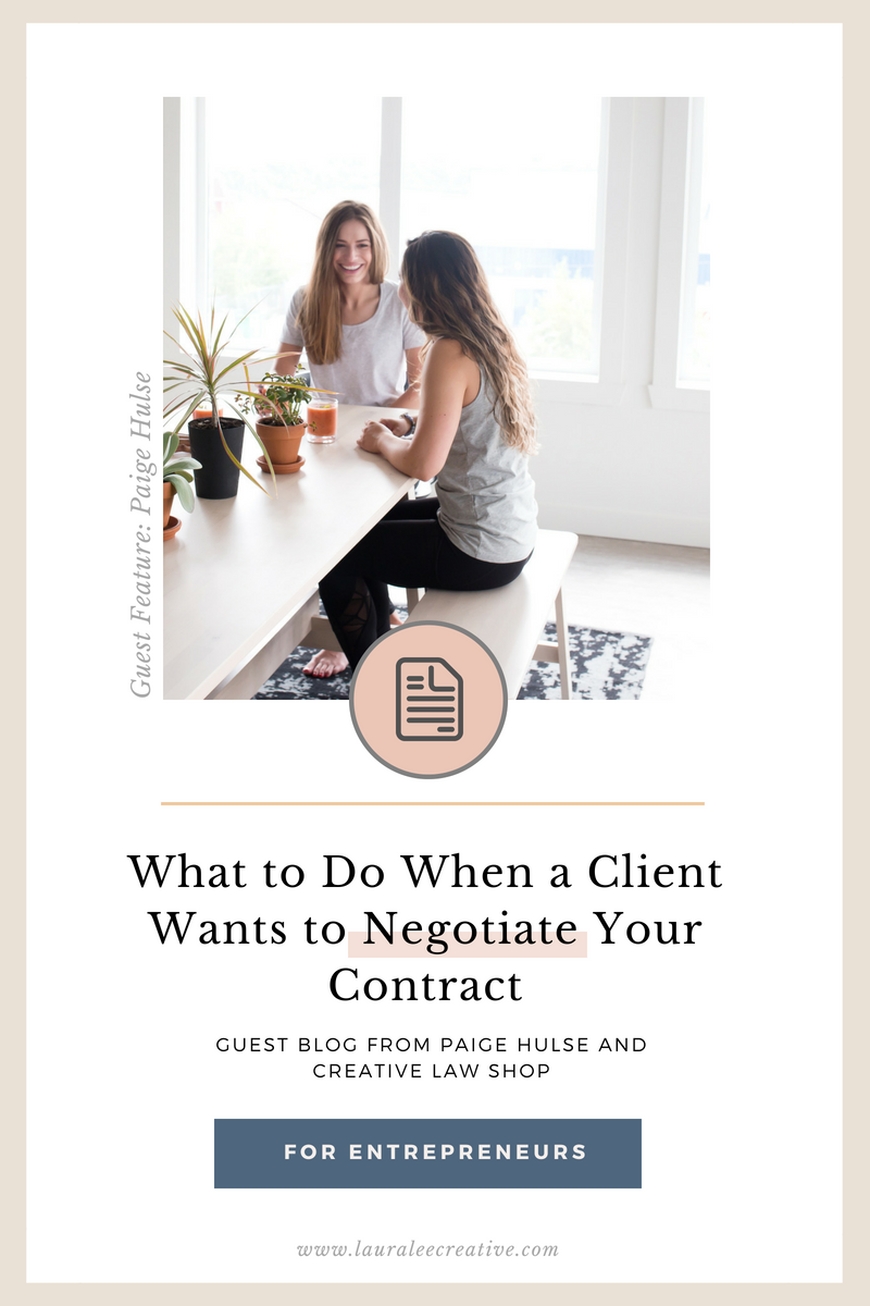 What to Do When a Client Wants to Negociate