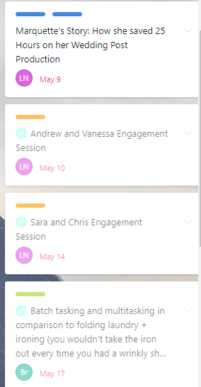 using color codes in Asana