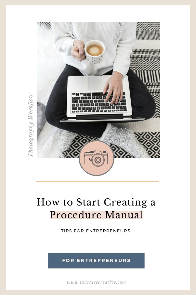 how to start creating a procedure manual