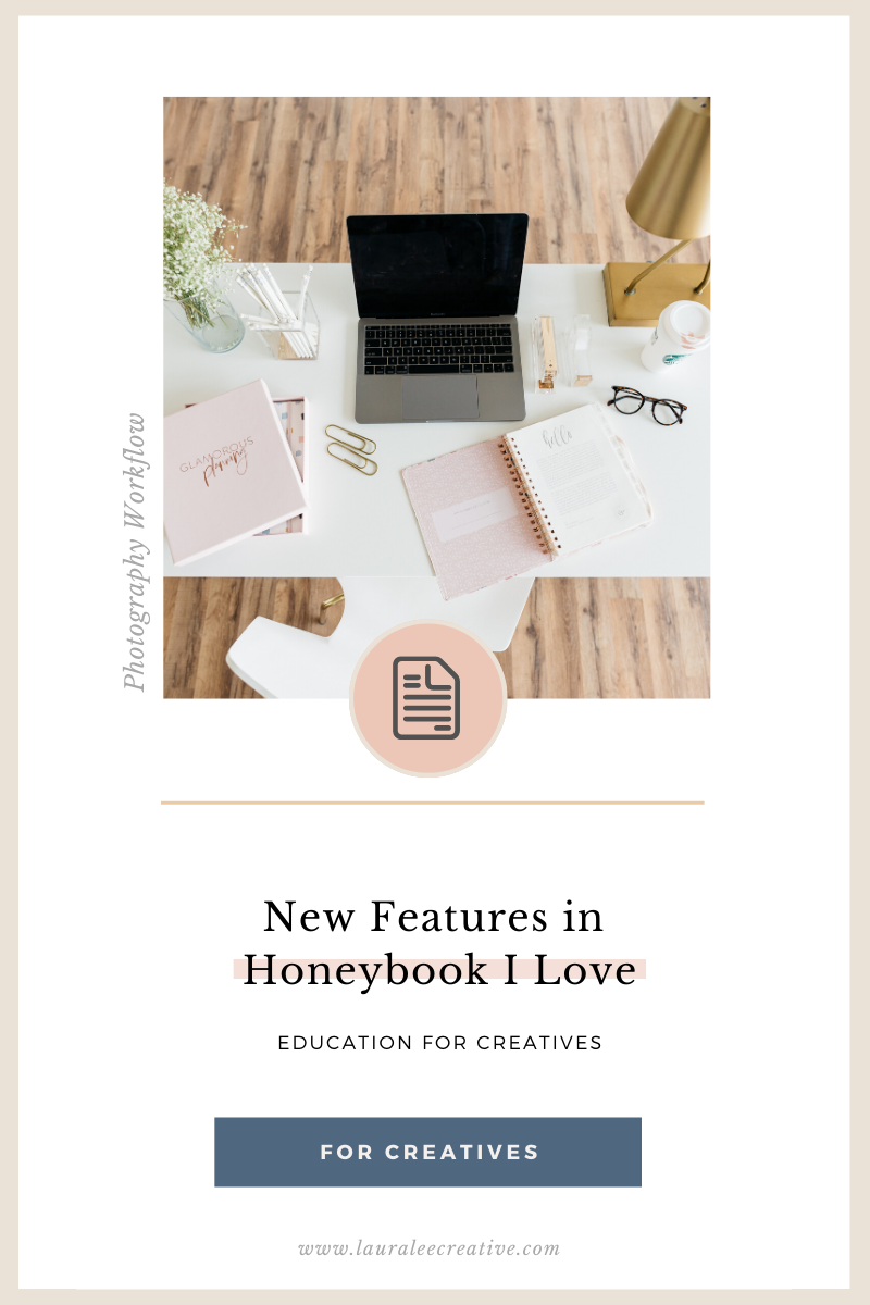 new features in Honeybook that I love
