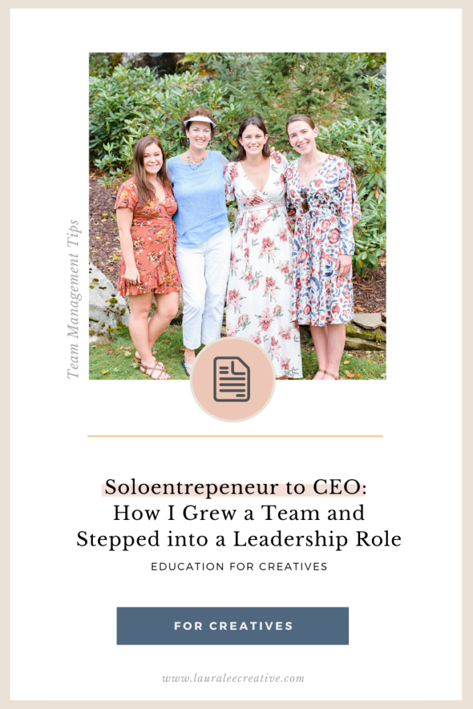 from solopreneur to ceo how I grew a team and stepped into a leadership role